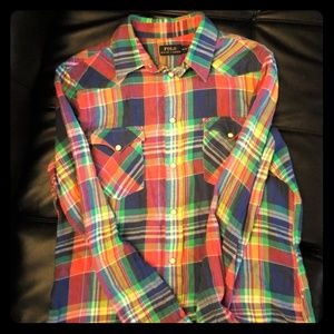 Polo Ralph Lauren l/s vintage button up flannel
